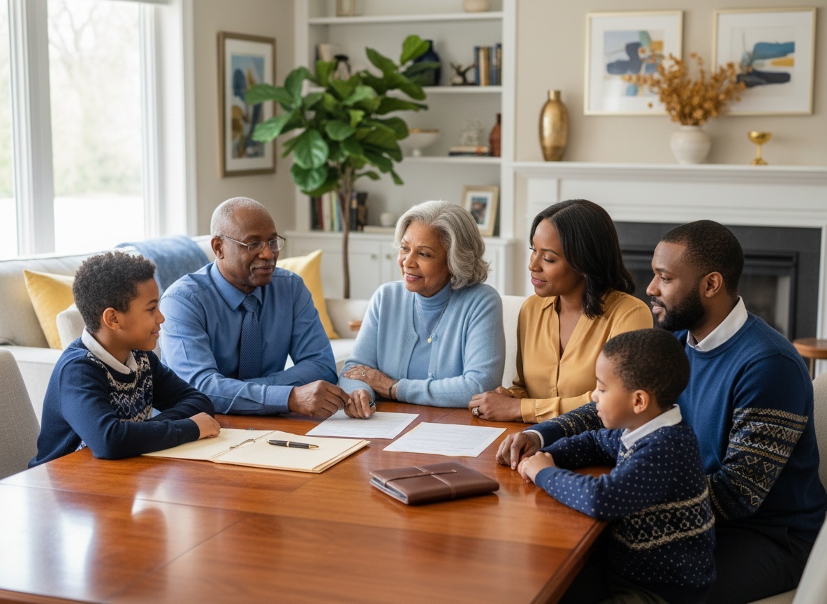 Multi-generational family planning their will together